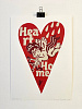 «HEARTBEAT 3», Сергей Rusich, работа на бумаге